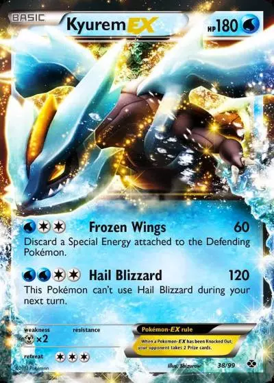 Kyurem-EX 38/99 Next Destinies Pokemon card
