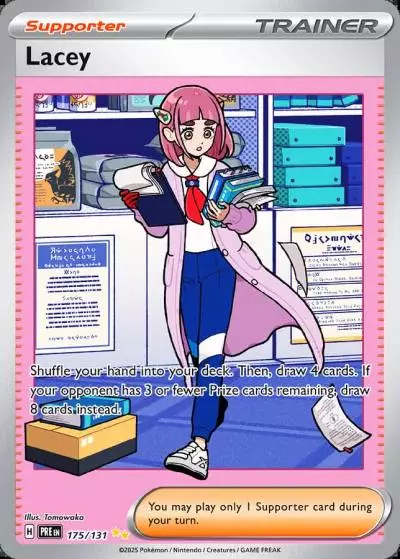 Lacey 175/131 Prismatic Evolutions Pokemon card