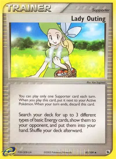 Lady Outing 83/109 Ruby & Sapphire Pokemon card