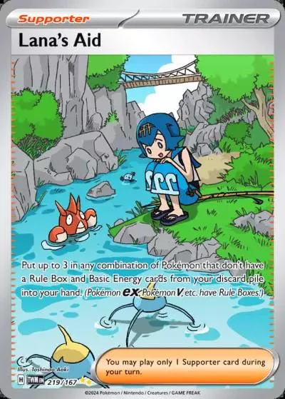 Lana's Aid 219/167 Twilight Masquerade Pokemon card