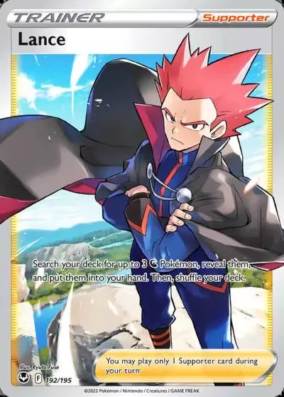 Lance 192/195 Silver Tempest Pokemon card