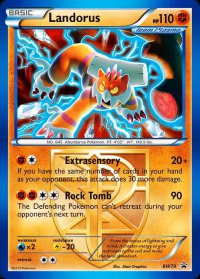 Landorus BW79/101 BW Black Star Promos Pokemon card