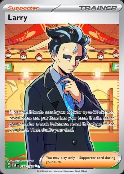 Larry 235/182 Paradox Rift Pokemon card