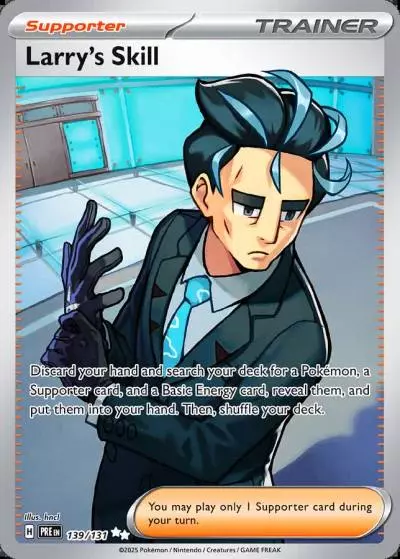 Larry's Skill 139/131 Prismatic Evolutions Pokemon card