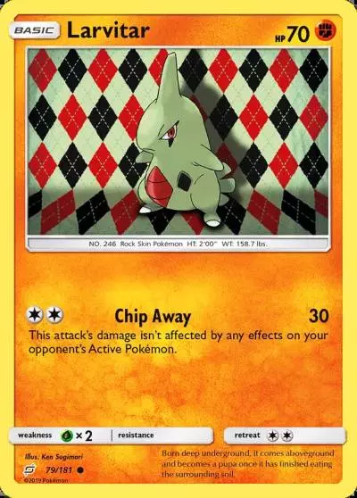 Larvitar 79/181 Team Up Pokemon card