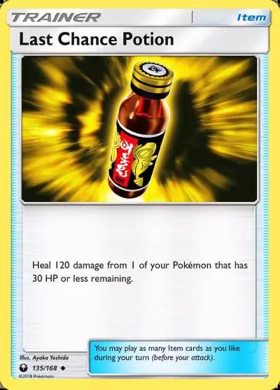 Last Chance Potion 135/168 Celestial Storm Pokemon card