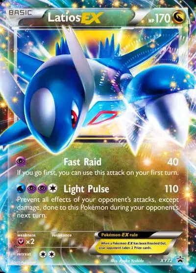 Latios-EX XY72/211 XY Black Star Promos Pokemon card