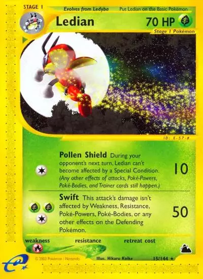 Ledian 15/144 Skyridge Pokemon card