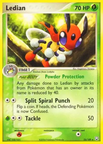 Ledian 23/109 Team Rocket Returns Pokemon card