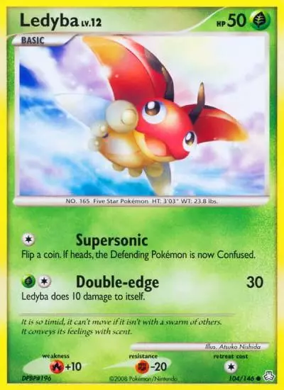 Ledyba 104/146 Legends Awakened Pokemon card