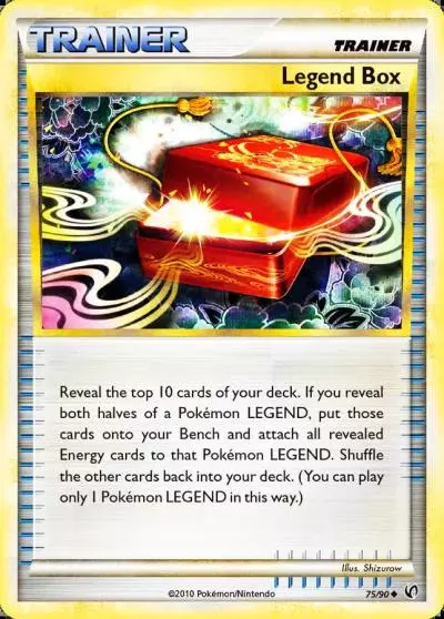Legend Box 75/90 HS—Undaunted Pokemon card