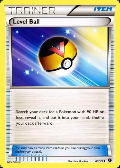Level Ball 89/99 Next Destinies Pokemon card
