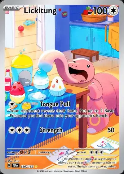 Lickitung 180/162 Temporal Forces Pokemon card