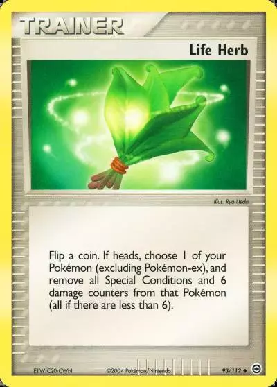 Life Herb 93/112 FireRed & LeafGreen Pokemon card