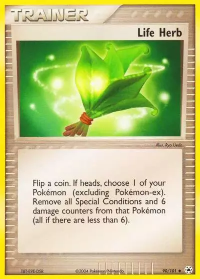 Life Herb 90/101 Hidden Legends Pokemon card
