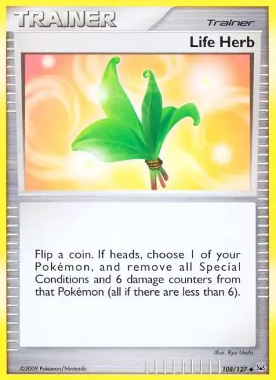 Life Herb 108/127 Platinum Pokemon card