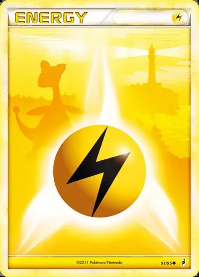 Lightning Energy 91/95 Call of Legends Pokemon card