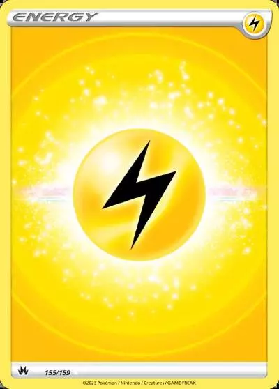 Lightning Energy 155/159 Crown Zenith Pokemon card
