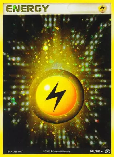 Lightning Energy 104/106 Emerald Pokemon card