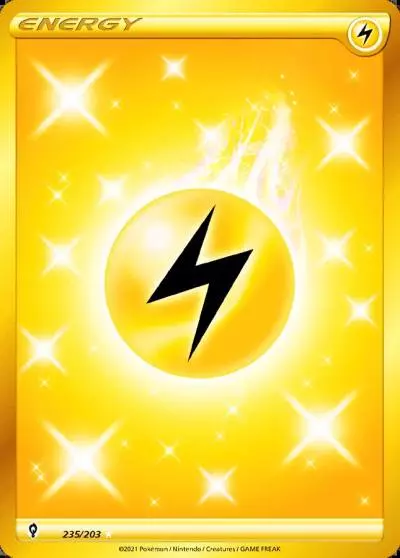 Lightning Energy 235/203 Evolving Skies Pokemon card