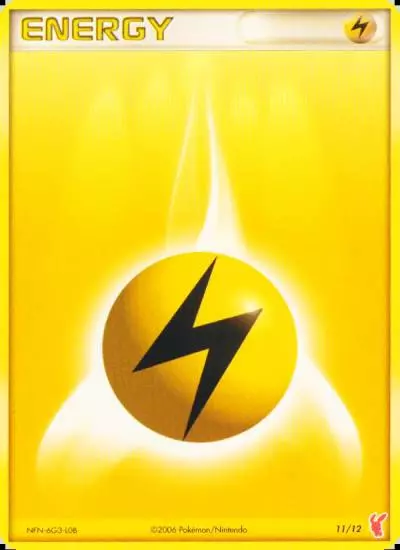 Lightning Energy 11/12 EX Trainer Kit 2 Plusle Pokemon card