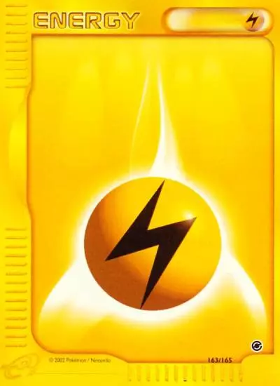 Lightning Energy 163/165 Expedition Base Set Pokemon card