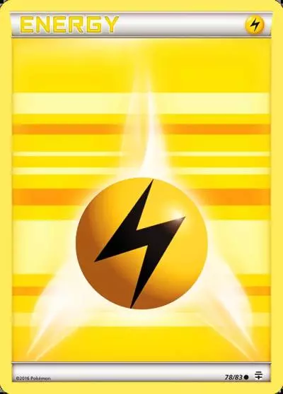 Lightning Energy 78/83 Generations Pokemon card