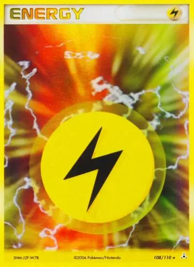 Lightning Energy 108/110 Holon Phantoms Pokemon card
