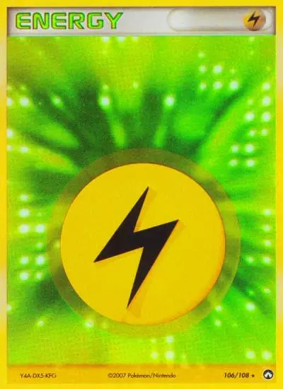 Lightning Energy 106/108 Power Keepers Pokemon card