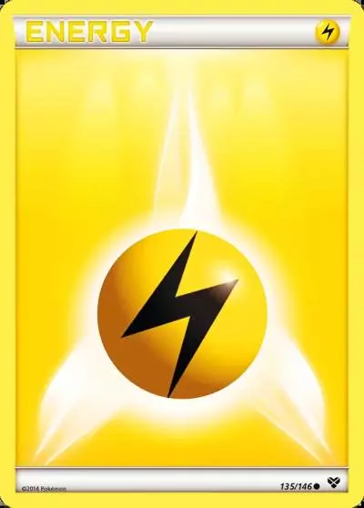 Lightning Energy 135/146 XY Pokemon card