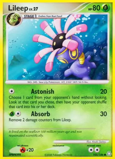 Lileep 105/146 Legends Awakened Pokemon card