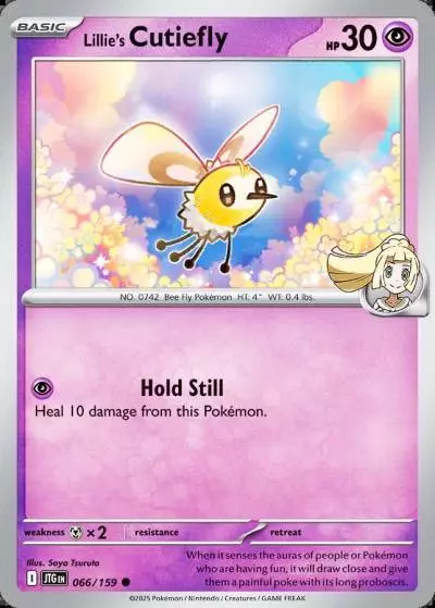 Lillie's Cutiefly 66/159 Journey Together Pokemon card