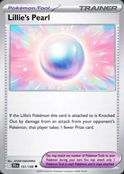 Lillie's Pearl 151/159 Journey Together Pokemon card