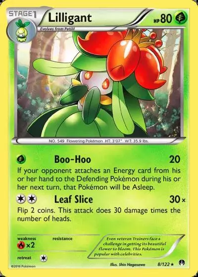 Lilligant 8/122 BREAKpoint Pokemon card