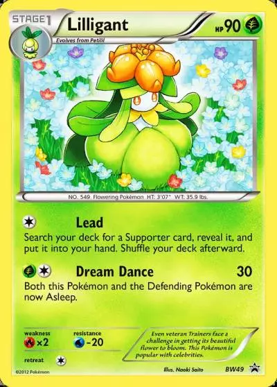 Lilligant BW49/101 BW Black Star Promos Pokemon card
