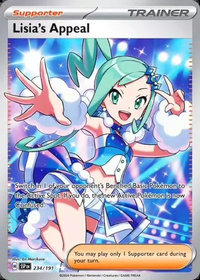 Lisia's Appeal 234/191 Surging Sparks Pokemon card