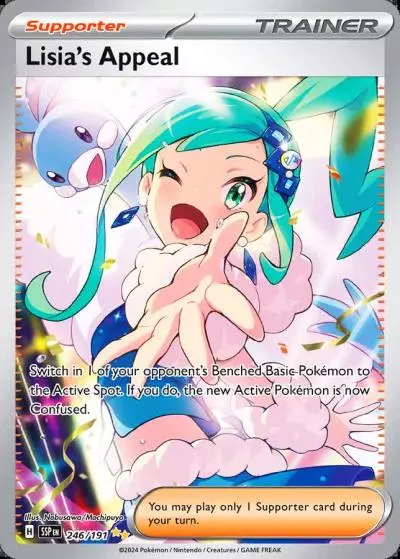 Lisia's Appeal 246/191 Surging Sparks Pokemon card