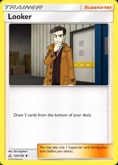 Looker 126/156 Ultra Prism Pokemon card