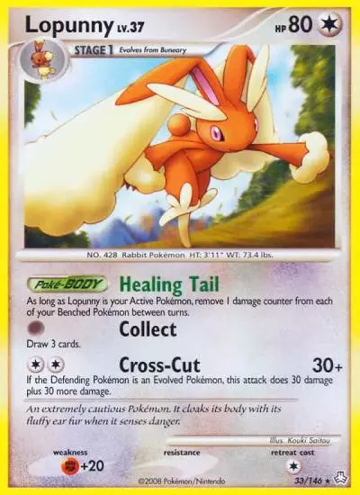 Lopunny 33/146 Legends Awakened Pokemon card