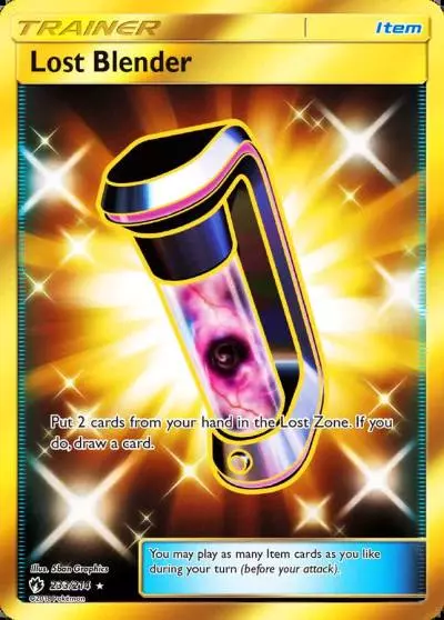 Lost Blender 233/214 Lost Thunder Pokemon card