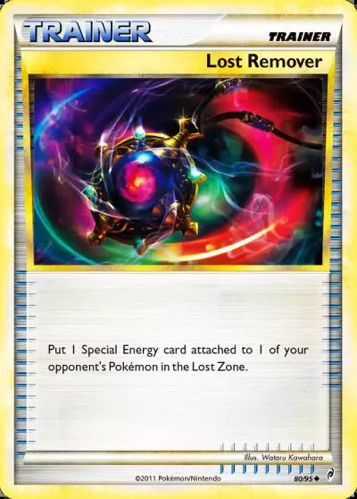 Lost Remover 80/95 Call of Legends Pokemon card