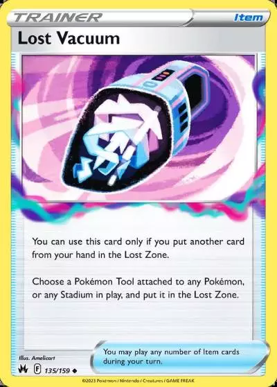 Lost Vacuum 135/159 Crown Zenith Pokemon card