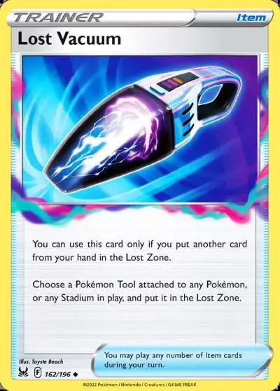 Lost Vacuum 162/196 Lost Origin Pokemon card