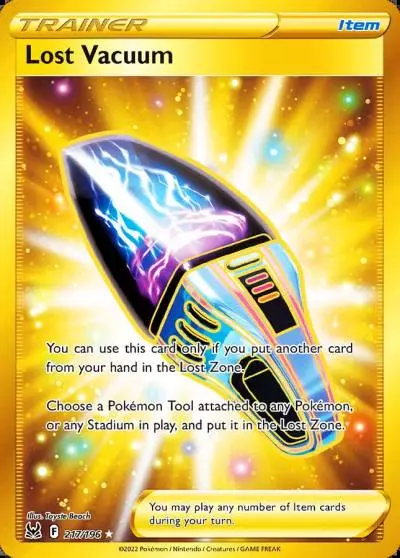 Lost Vacuum 217/196 Lost Origin Pokemon card