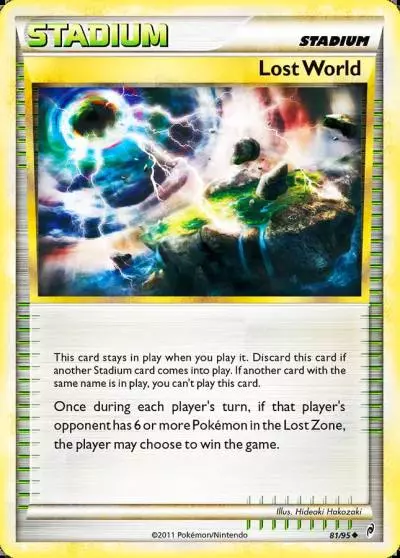 Lost World 81/95 Call of Legends Pokemon card