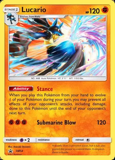 Lucario SM54/248 SM Black Star Promos Pokemon card