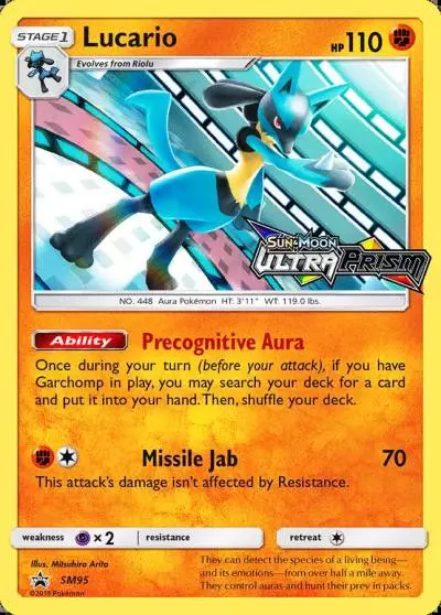 Lucario SM95/248 SM Black Star Promos Pokemon card