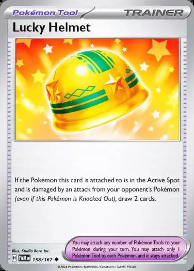Lucky Helmet 158/167 Twilight Masquerade Pokemon card