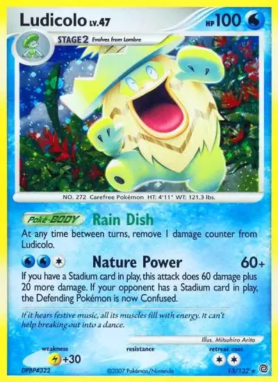 Ludicolo 13/132 Secret Wonders Pokemon card