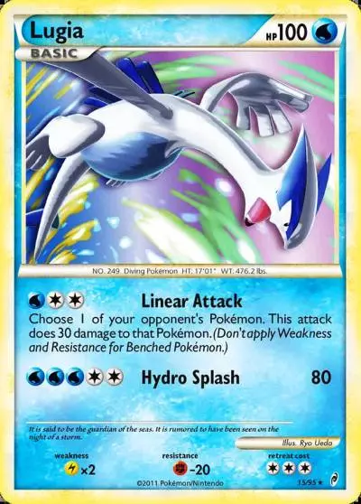 Lugia 15/95 Call of Legends Pokemon card